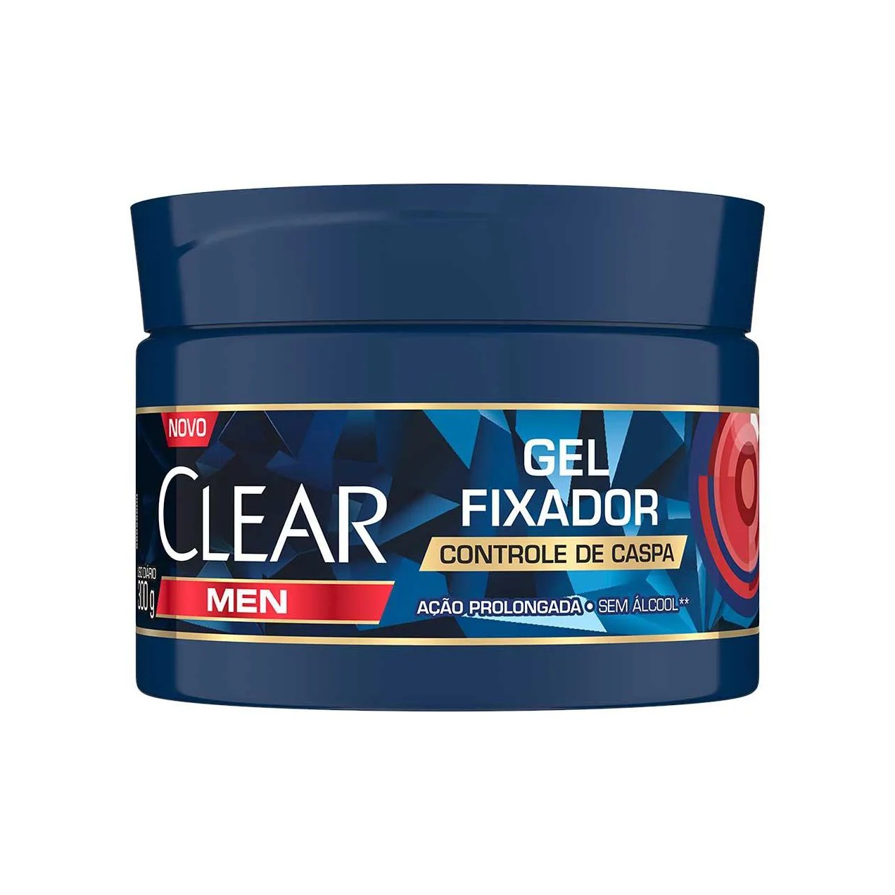 Gel Fixador Capilar Clear Men Controle de Caspa com 300g