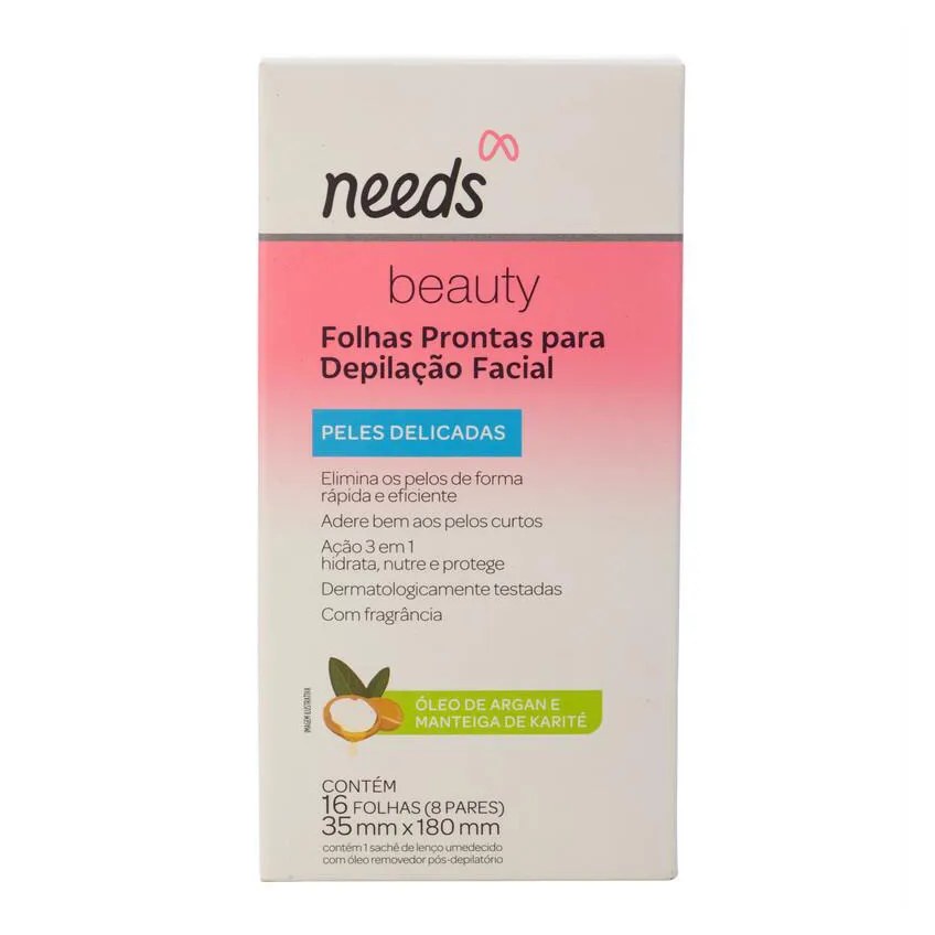 Folhas Prontas para Depilação Facial Depil Bella Pétalas 16fls