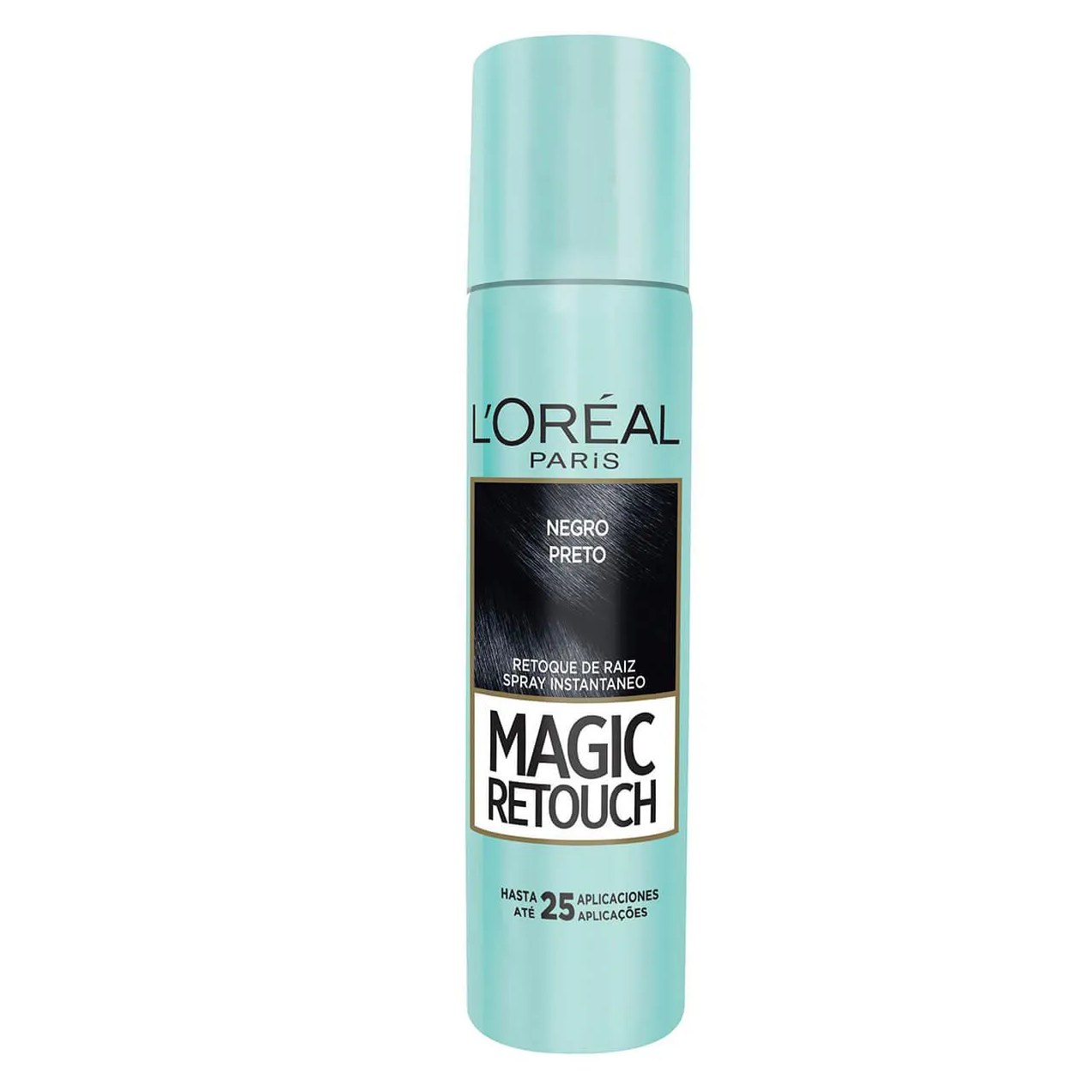 Retoque de Raiz L'Oréal Paris Magic Retouch - Preto Cobre Raízes e Cabelos Brancos na Hora