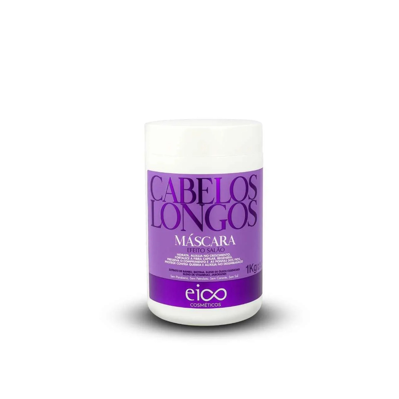 Máscara Capilar Cabelo Longo Eico Efeito Salão 1Kg