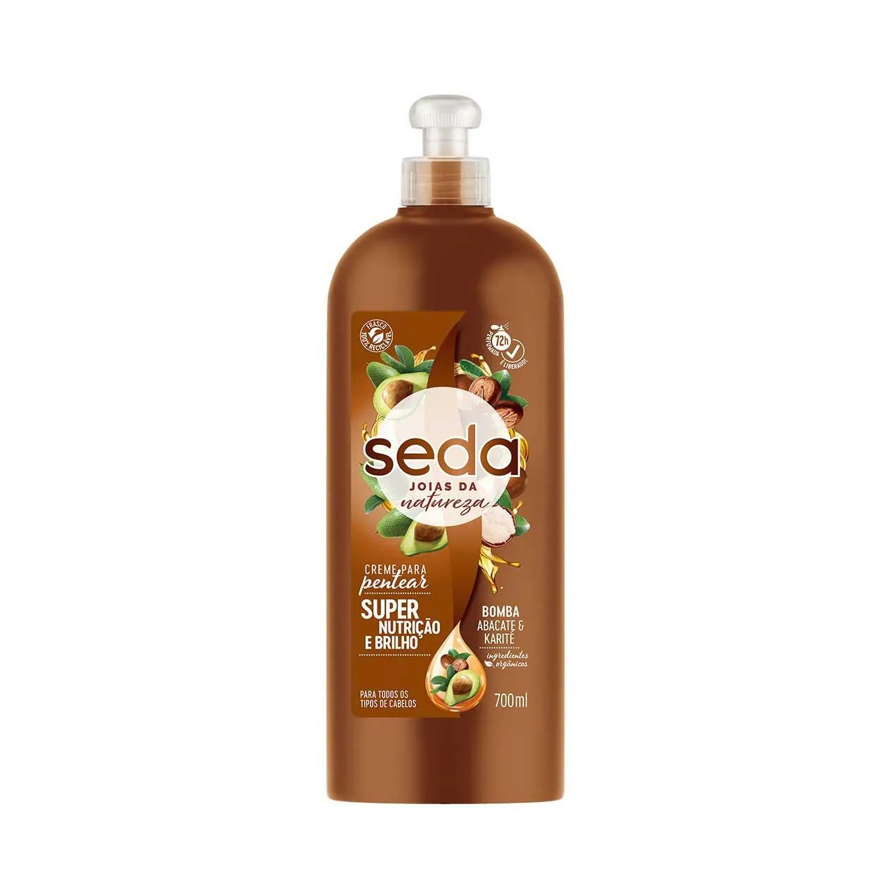 Creme para Pentear Seda Bomba de Abacate & Karite com 700ml