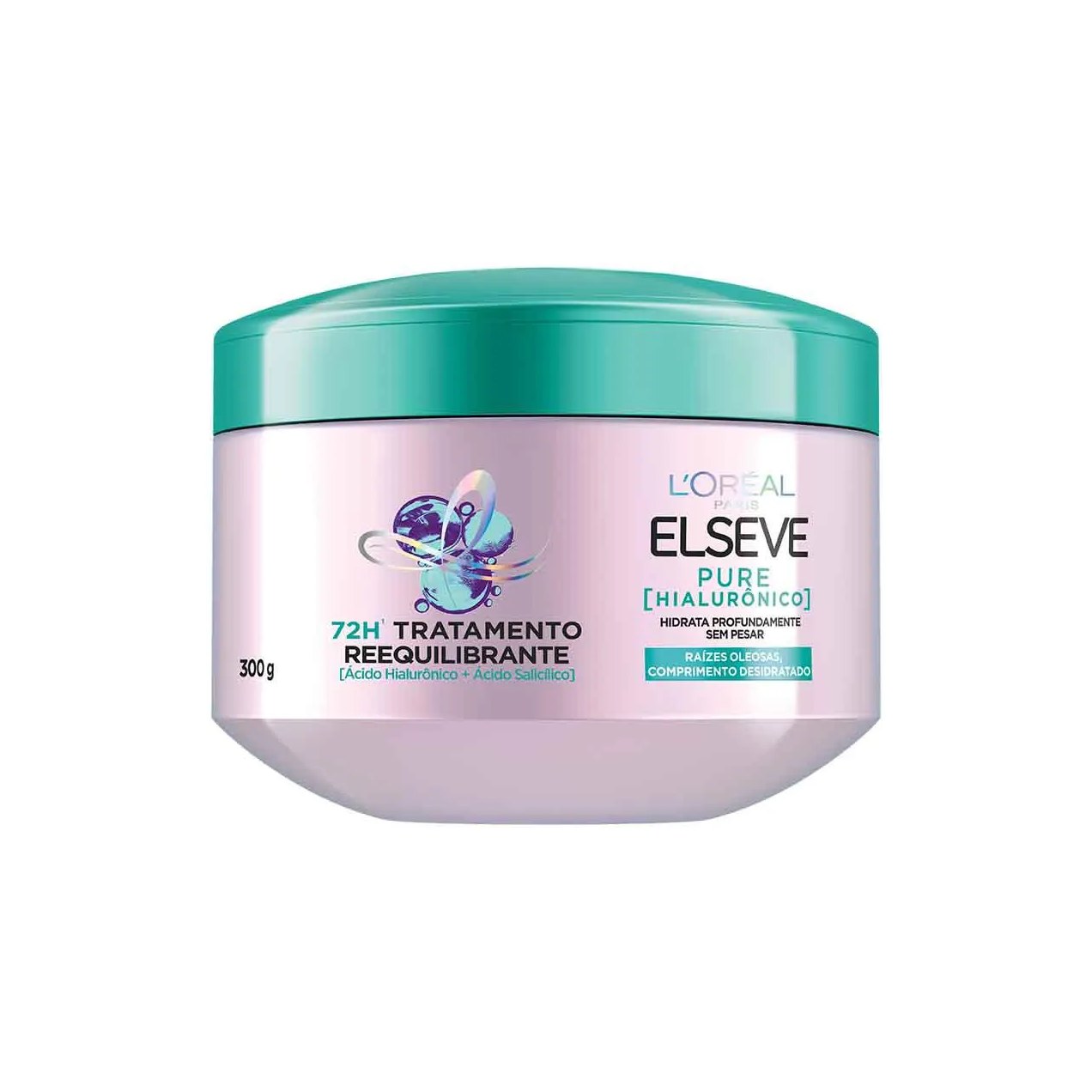 Creme de Tratamento Elseve Pure Hialurônico Máscara Hidratante com Ácido Hialurônico 300g