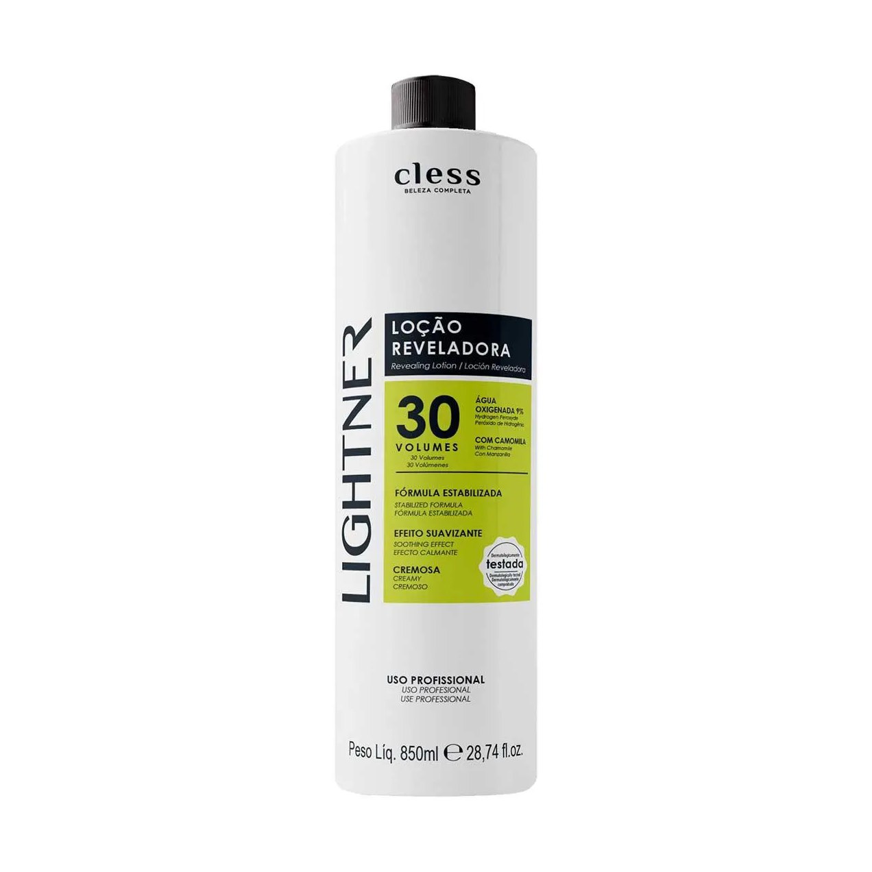 Água Oxigenada Cremosa Lightner 40 Volume com 100ml