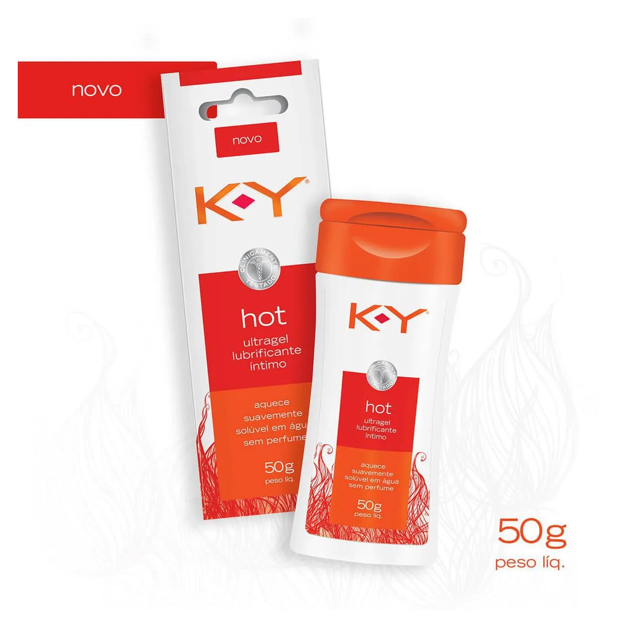Lubrificante Íntimo K-Y Hot Ultragel 50g