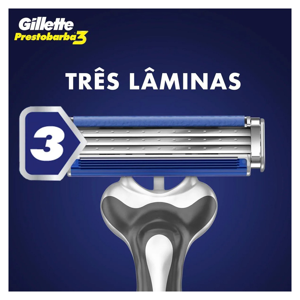 Barbeador Gillette Prestobarba 3 Comfortgel 2 unidades