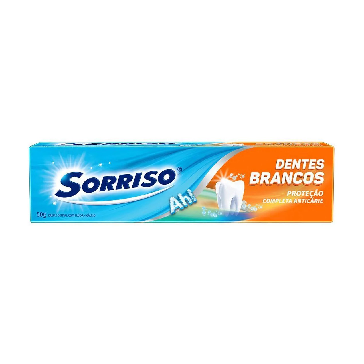 Creme Dental Sorriso Dentes Brancos Proteção Anticárie 50g