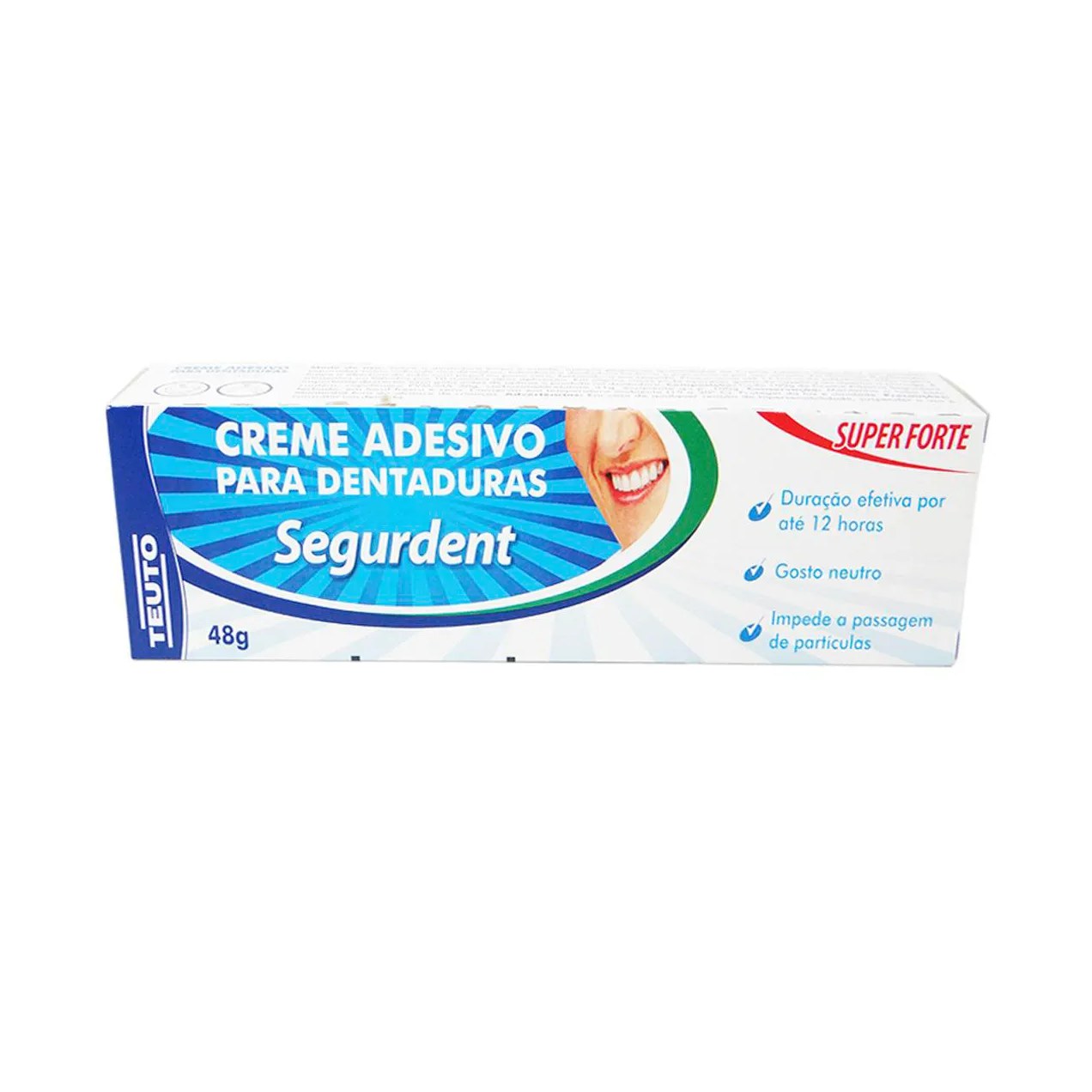 Segurdent Super Forte Creme Adesivo para Dentaduras com 40g