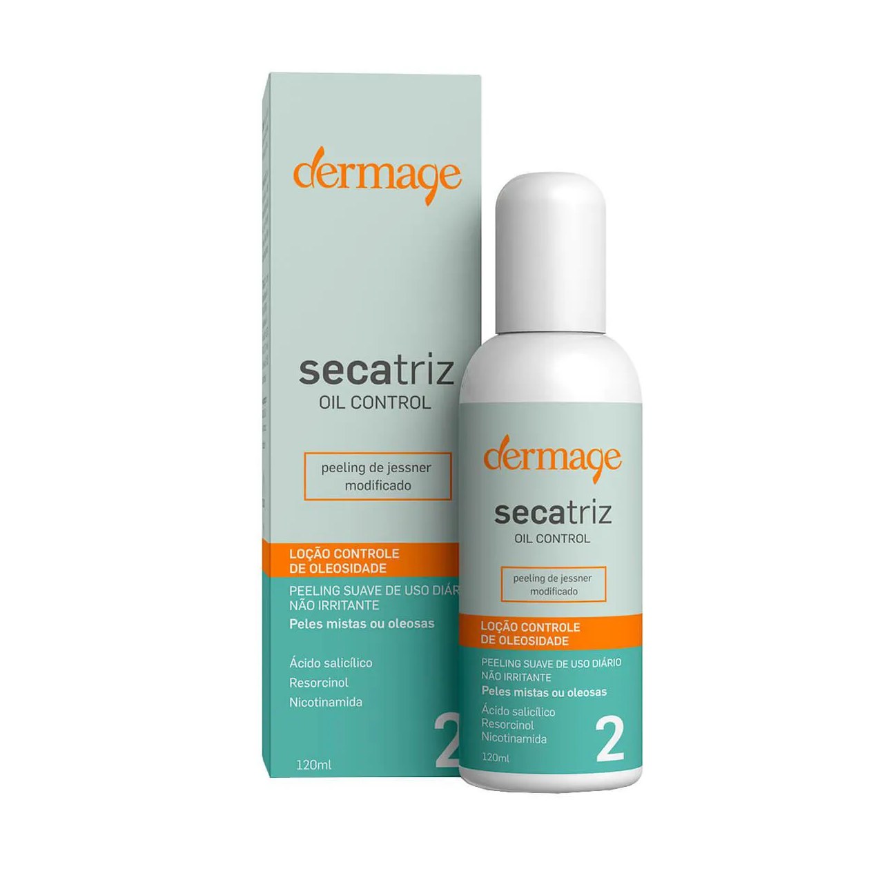 Loção Controle de Oleosidade Dermage Secatriz Oil Control com 120ml