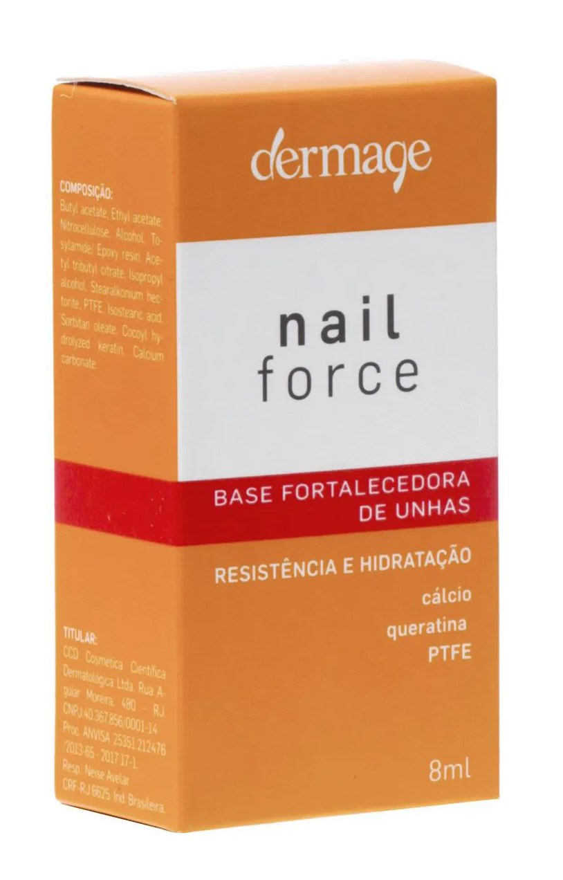 Base Fortalecedora Dermage Nail Force para Unhas com 8ml