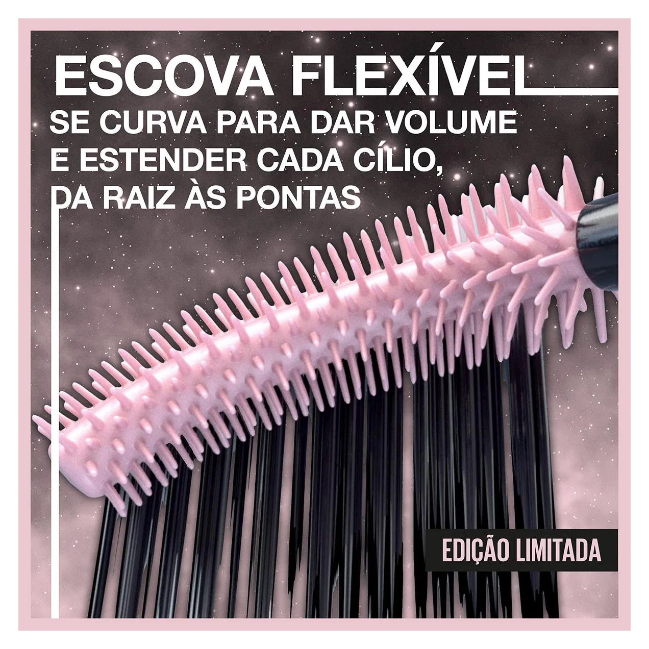 Máscara de Cílios Maybelline NY Lash Sensation Sky High Lavável 7,2ml - Cosmic Black