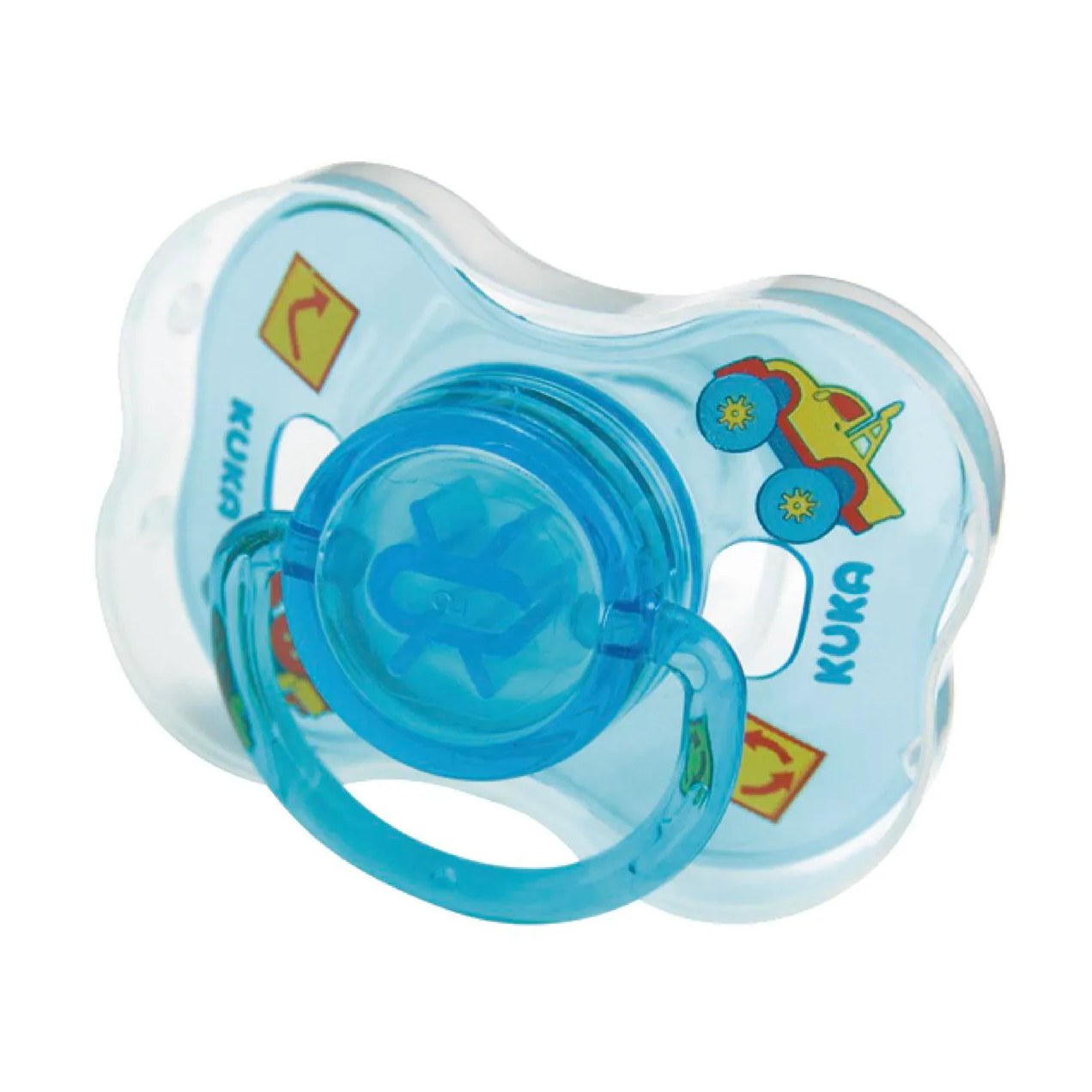 Chupeta Kuka Decorada 6+ meses Azul - 1 unidade