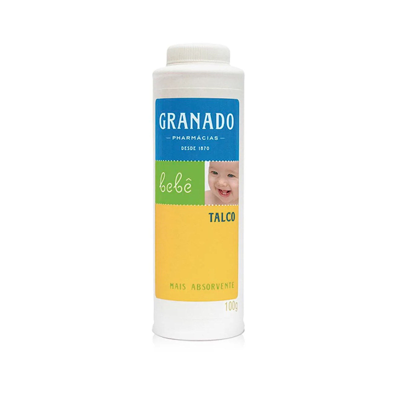 Talco Desodorante Perfumado Herbíssimo Fresh Extra Suave Adulto 100g