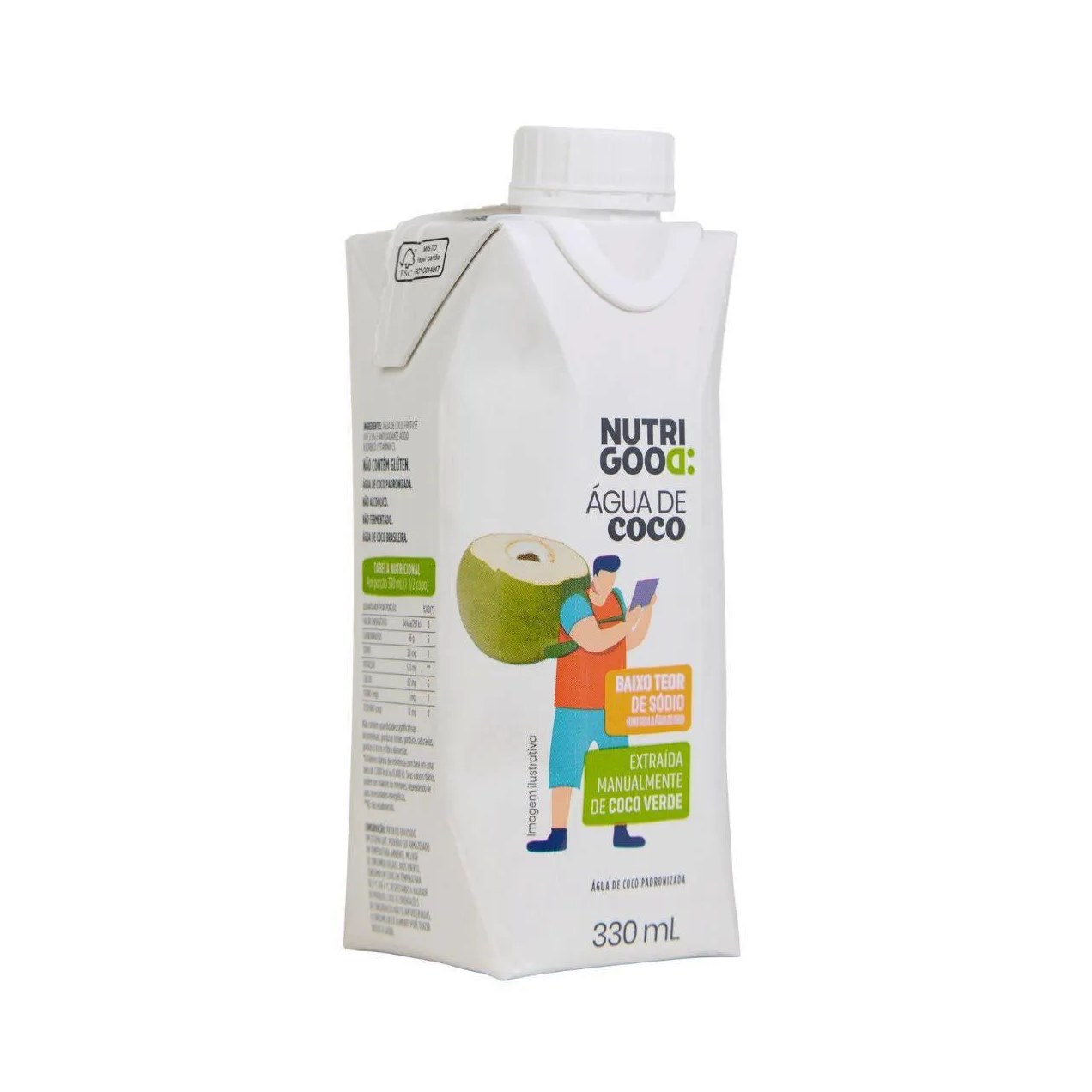 Água de Coco Natural Nutrigood 330ml