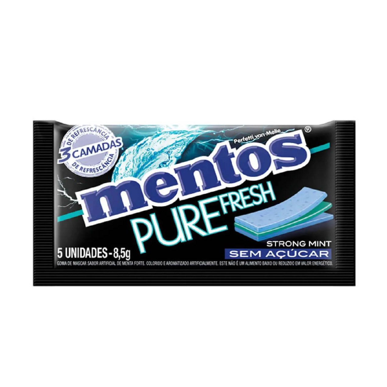Chiclete Florestal Tutti-Frutti 5 unidades