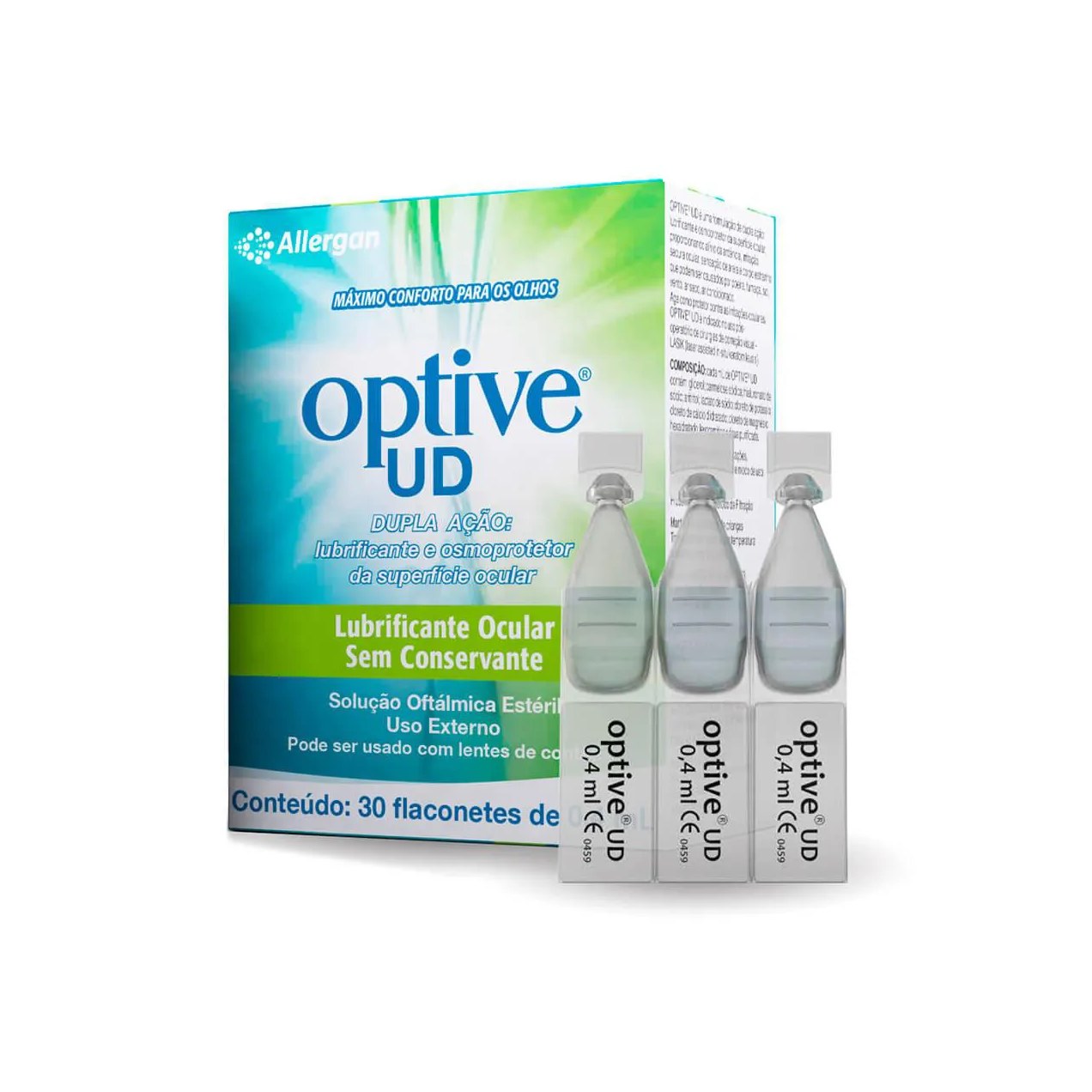Lubrificante Ocular Optive UD 30 flaconetes de 0,4ml cada
