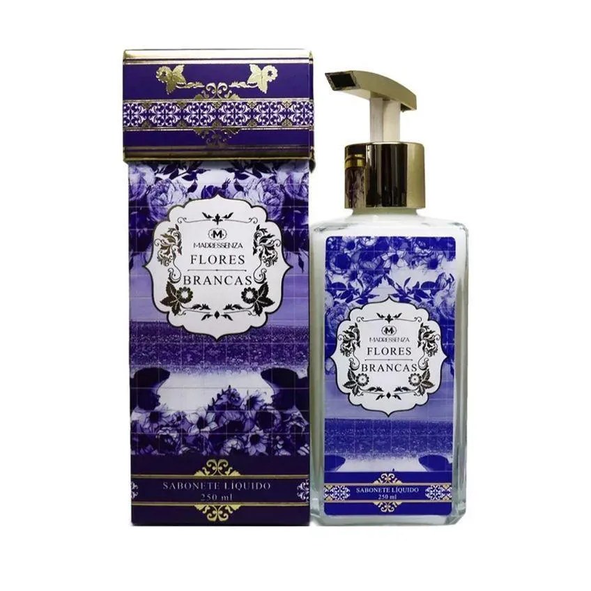 Sabonete Líquido Flores Brancas Madressenza 250ml