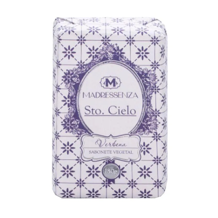 Sabonete vegetal em barra verbena madressenza 180g