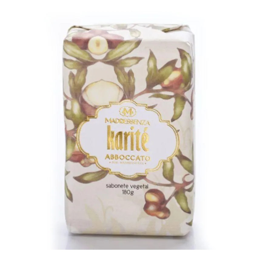 Sabonete Vegetal Barra Karité Madressenza 180g