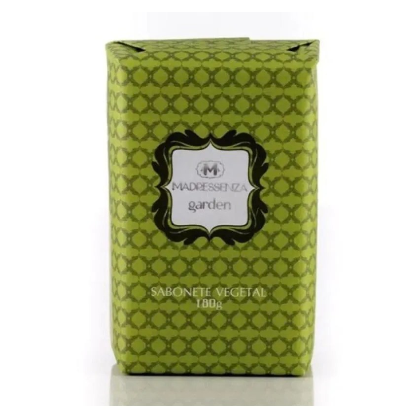Sabonete vegetal em barra garden madressenza 180g