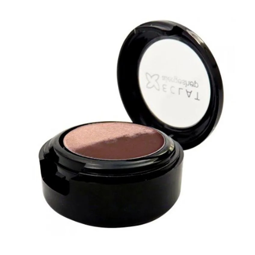Sombra compacta duo eclat cor 05 champanhe e marrom alergoshop 1,4g