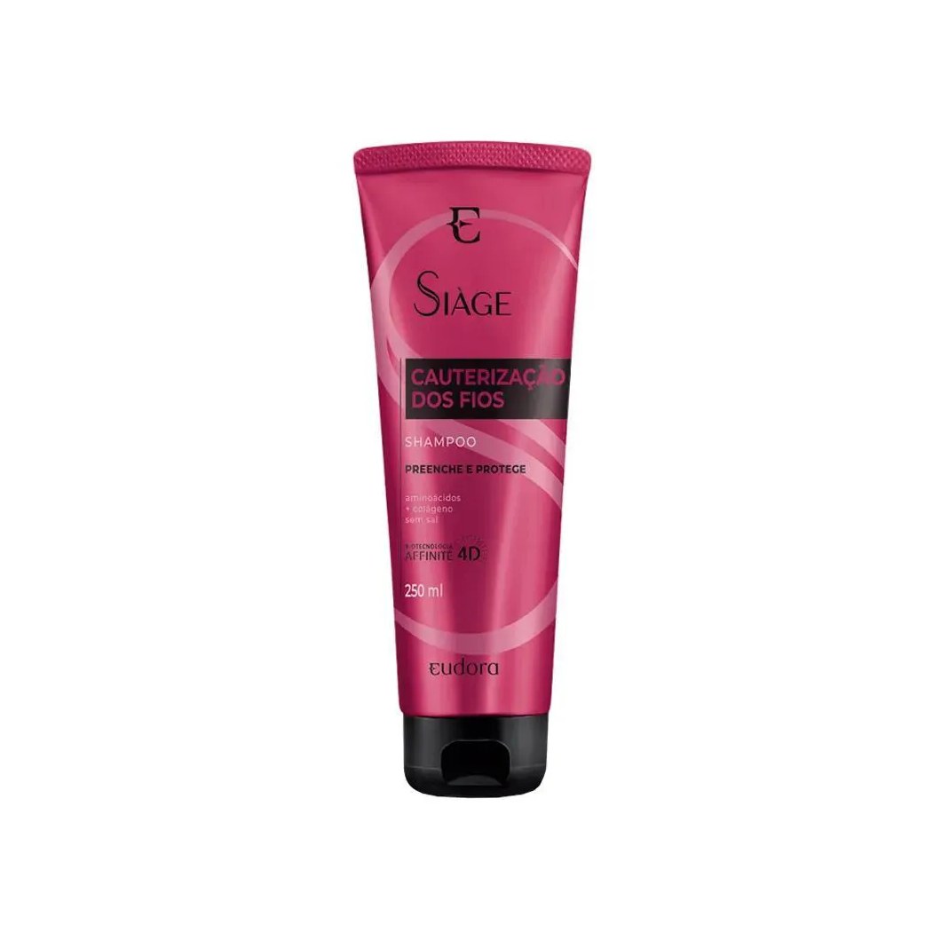 Shampoo Eud Siáge Cauterização Dos Fios 4d Preenchimento 250ml