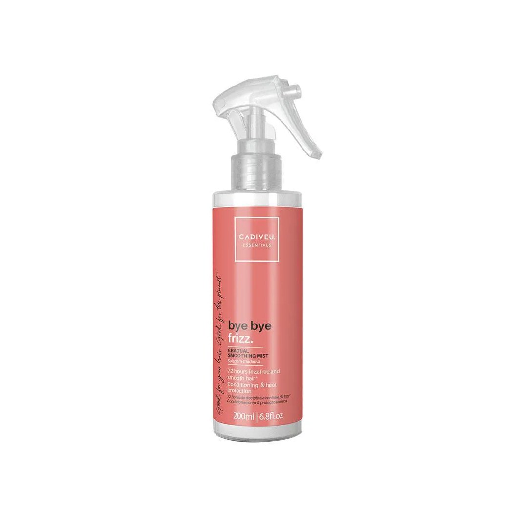 Leave-in Selagem Gradativa Cadiveu Essentials Bye Bye Frizz para Todos Os Tipos de Cabelo 200ml