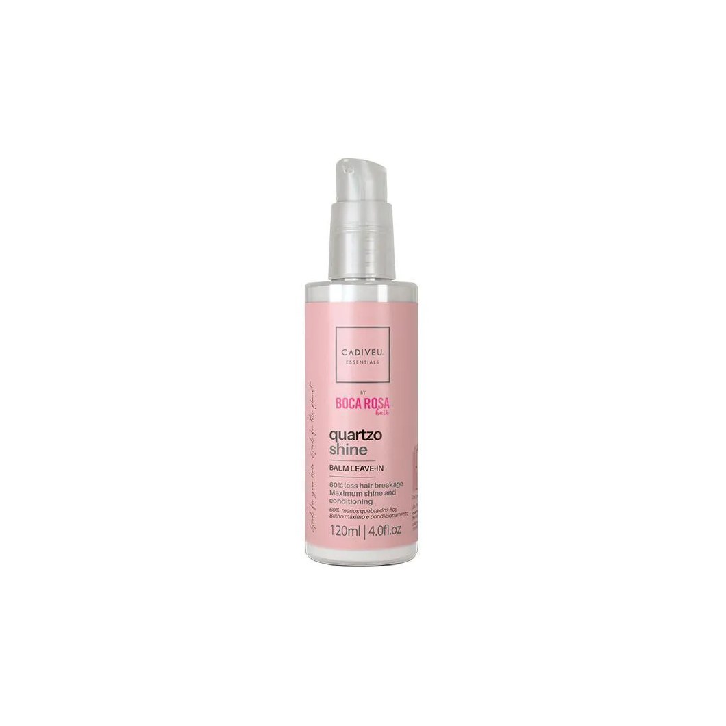 Leave-in Protetor Térmico Cadiveu Essentials Quartzo Shine By Boca Rosa Cabelos Secos E sem Vida 120ml