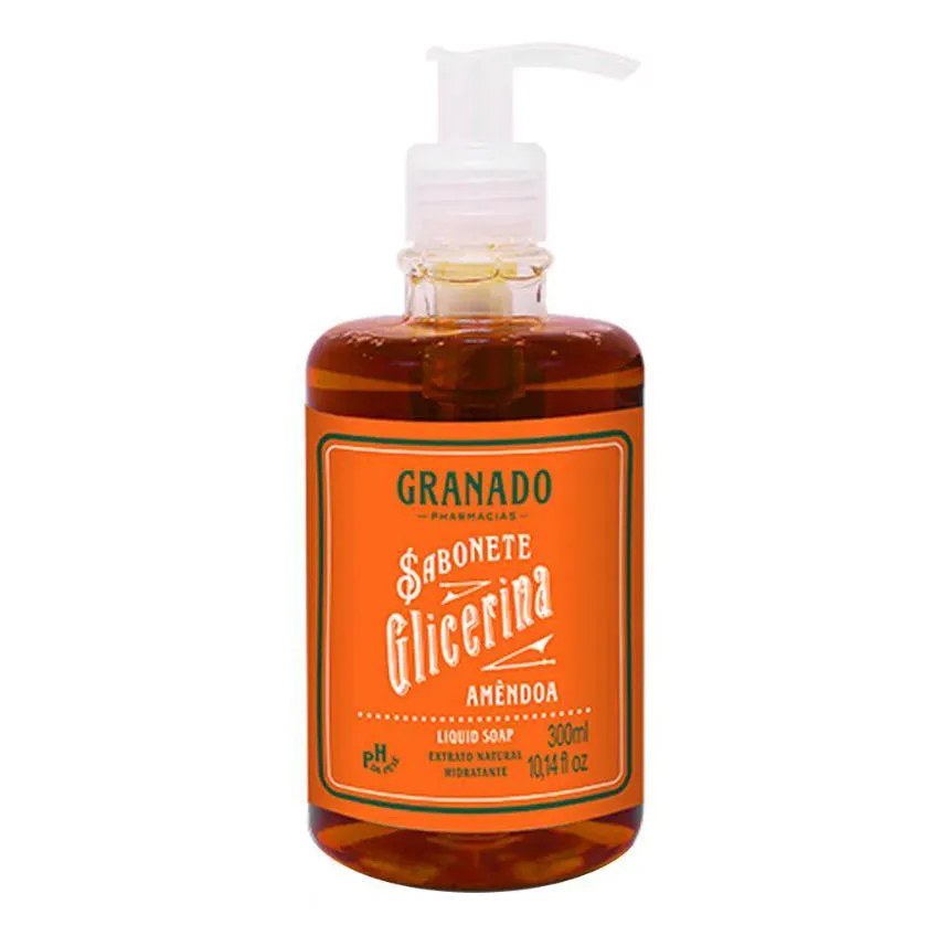Sabonete Líquido Glicerina Amêndoa 300 Ml