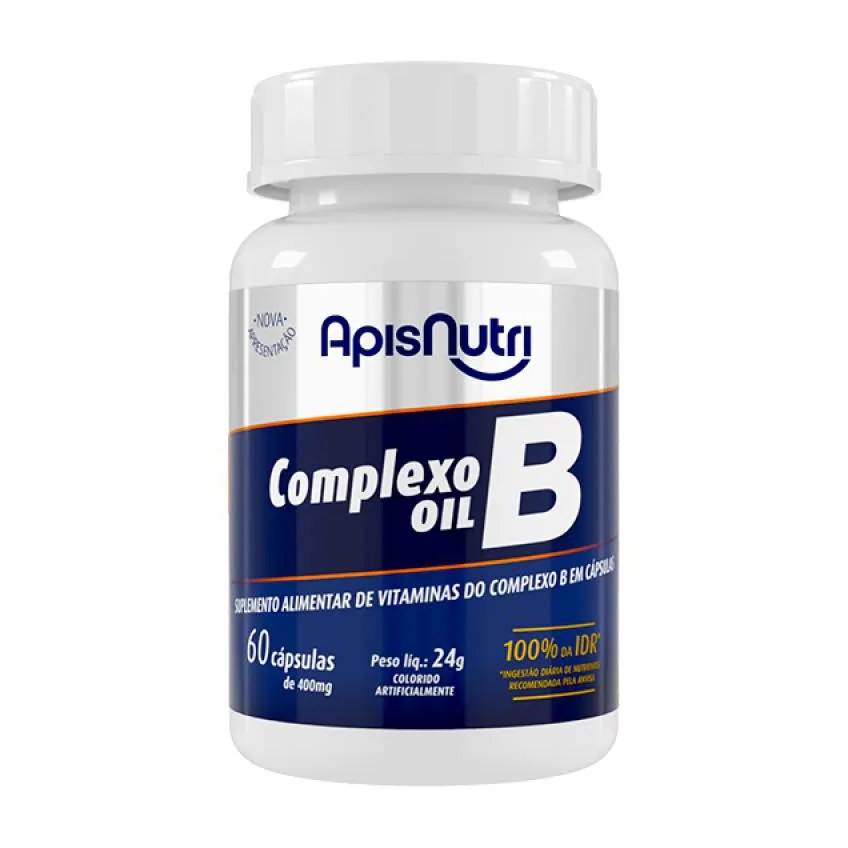 Complexo B Oil 250mg 60 Cápsulas - Apisnutri