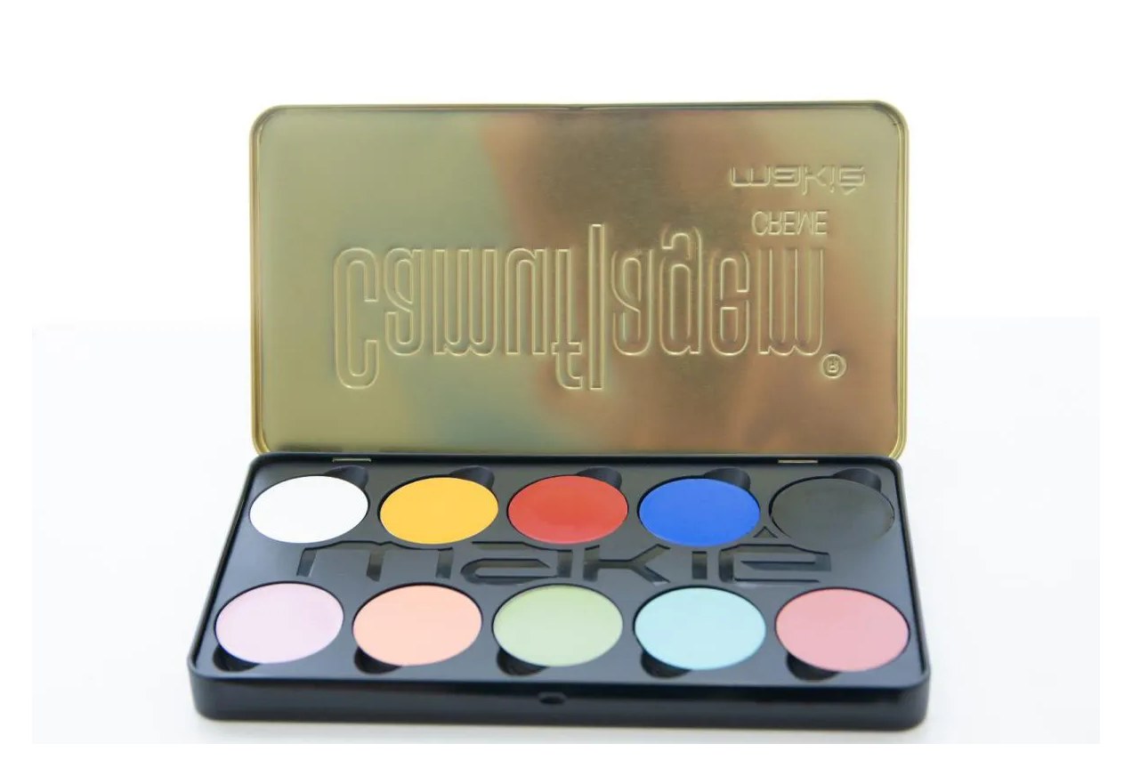 Paleta de Camuflagem Makiê Mapa das Cores
