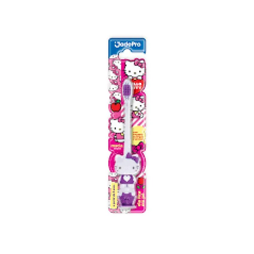 Escova Dental Jadefrog 3d Hello Kitty Macia com Ventosa Macia
