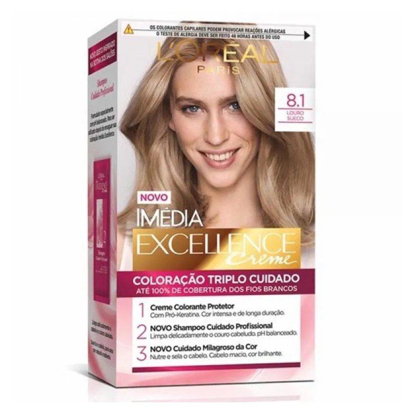 Tint Imedia 8,1 Louro Sueco