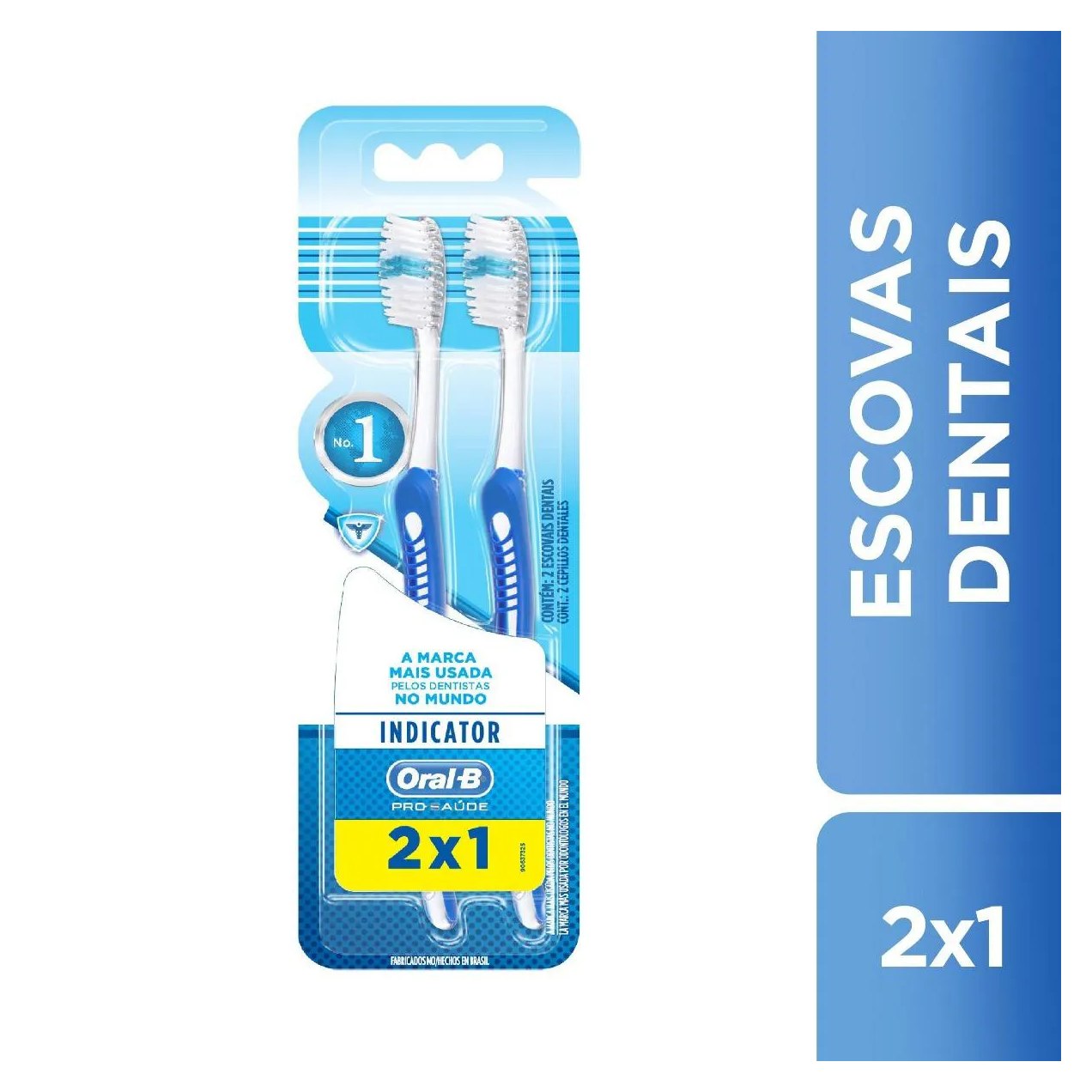Escova Dental Oral-b Indicator Plus Nº40 - Leve 2 Pague 1 - 2 unidades