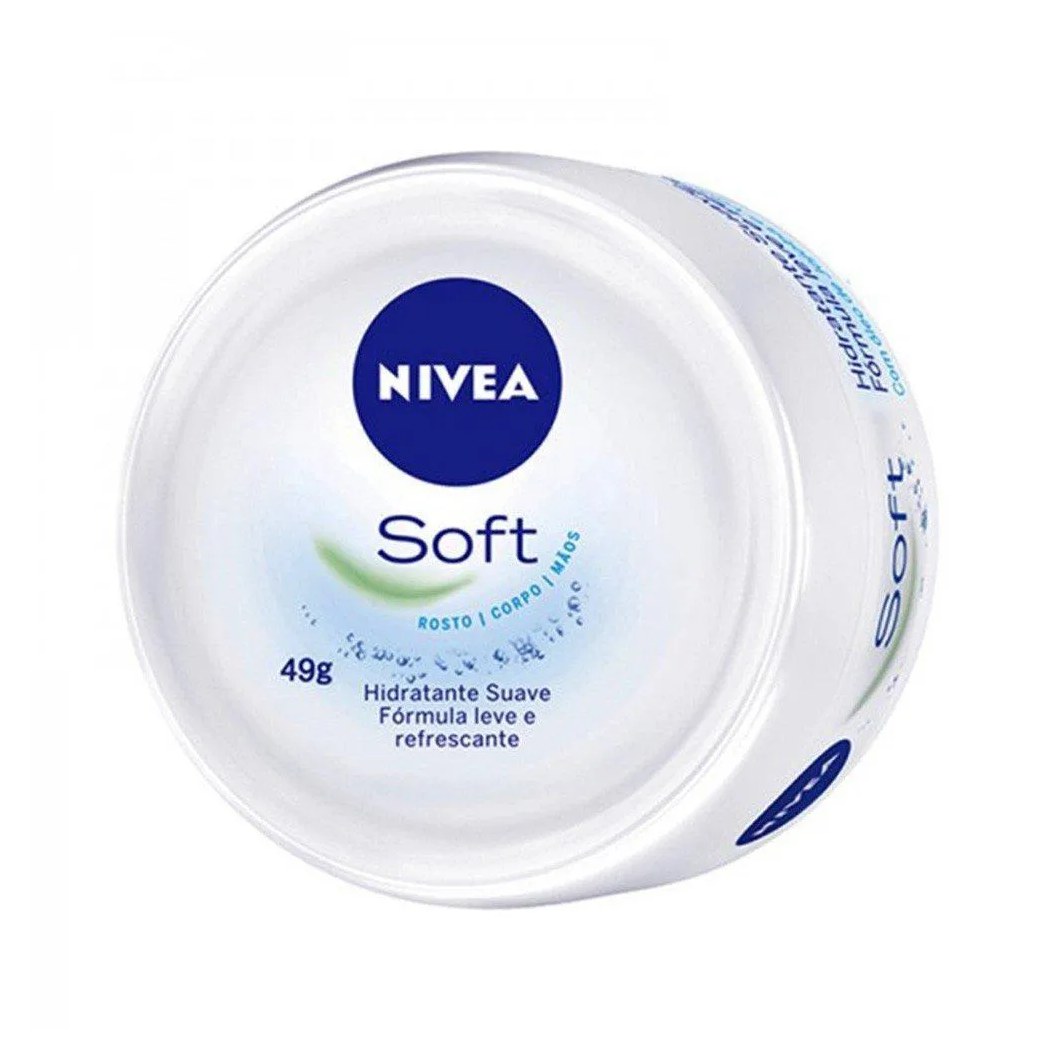 Creme Hidratante Corporal E Facial Nivea Soft com 49g