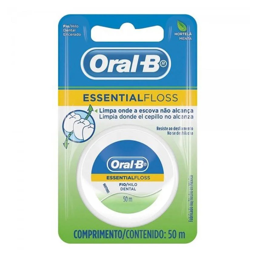Fio Dental Oral-b Sabor Hortelã- Menta 50 Metros