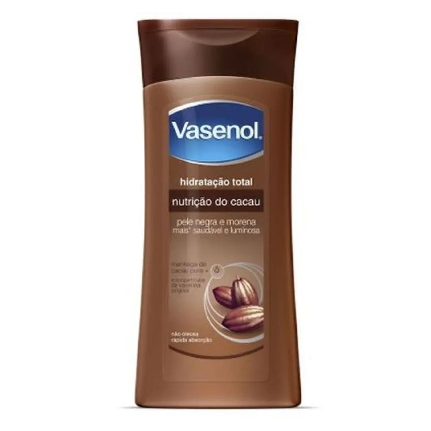 Hidratante Vasenol Hidratao Total Nutrição Cacau 200ml