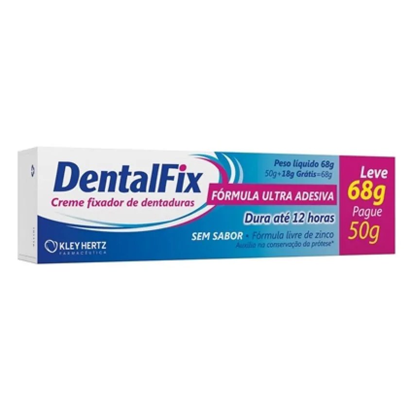 Dentalfix Creme Fixador sem Sabor 68g