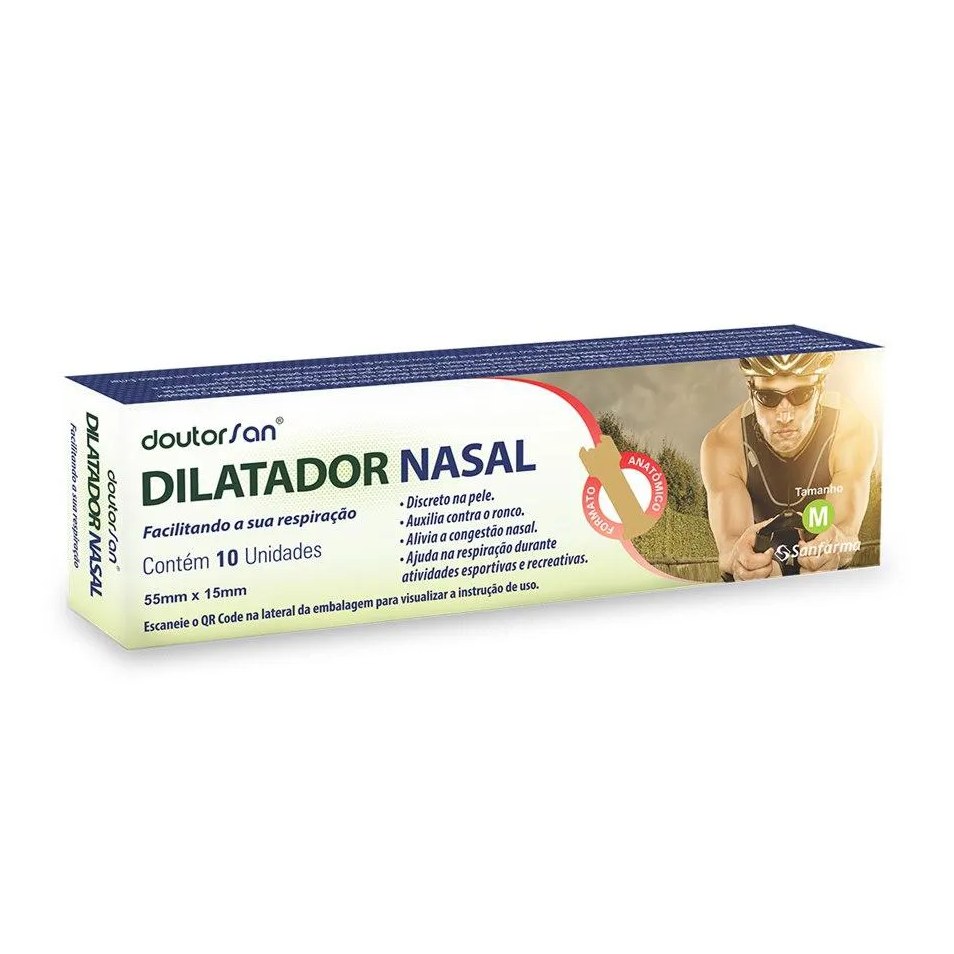 Dilatador nasal tamanho m sancare 10 unidades