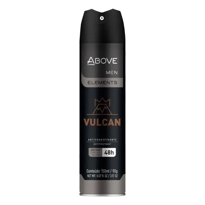 Desodorante Antitranspirante Aerosol Above Men Vulcan 48h 150ml