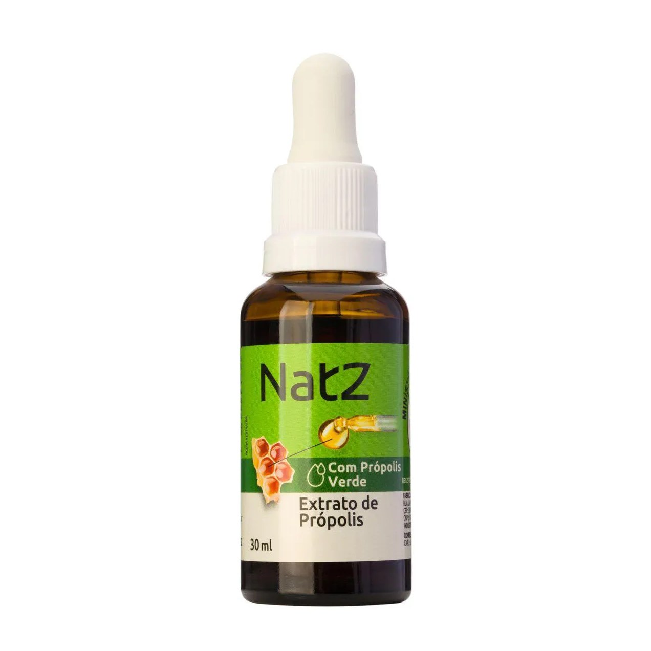 Extrato de Própolis Verde Natz Com Álcool 30ml