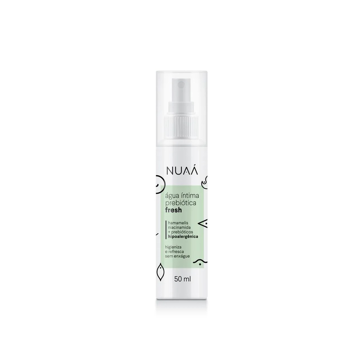 Água Íntima Prebiótica Nuaá Fresh 50ml