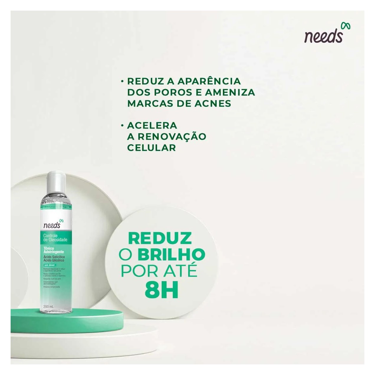 Tônico Adstringente Needs Controle de Oleosidade 200ml