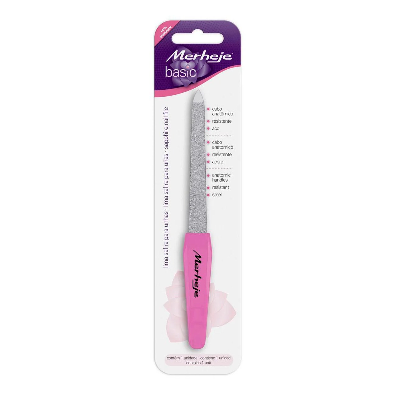 Lima para Unhas Safira Basic com 1 unidade