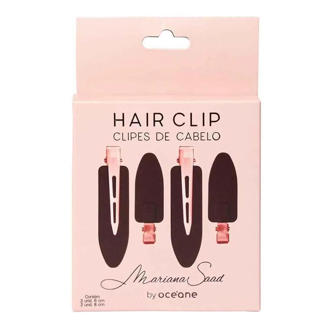 Clips de Cabelo Marsala Mariana Saad By Océane 4 unidades