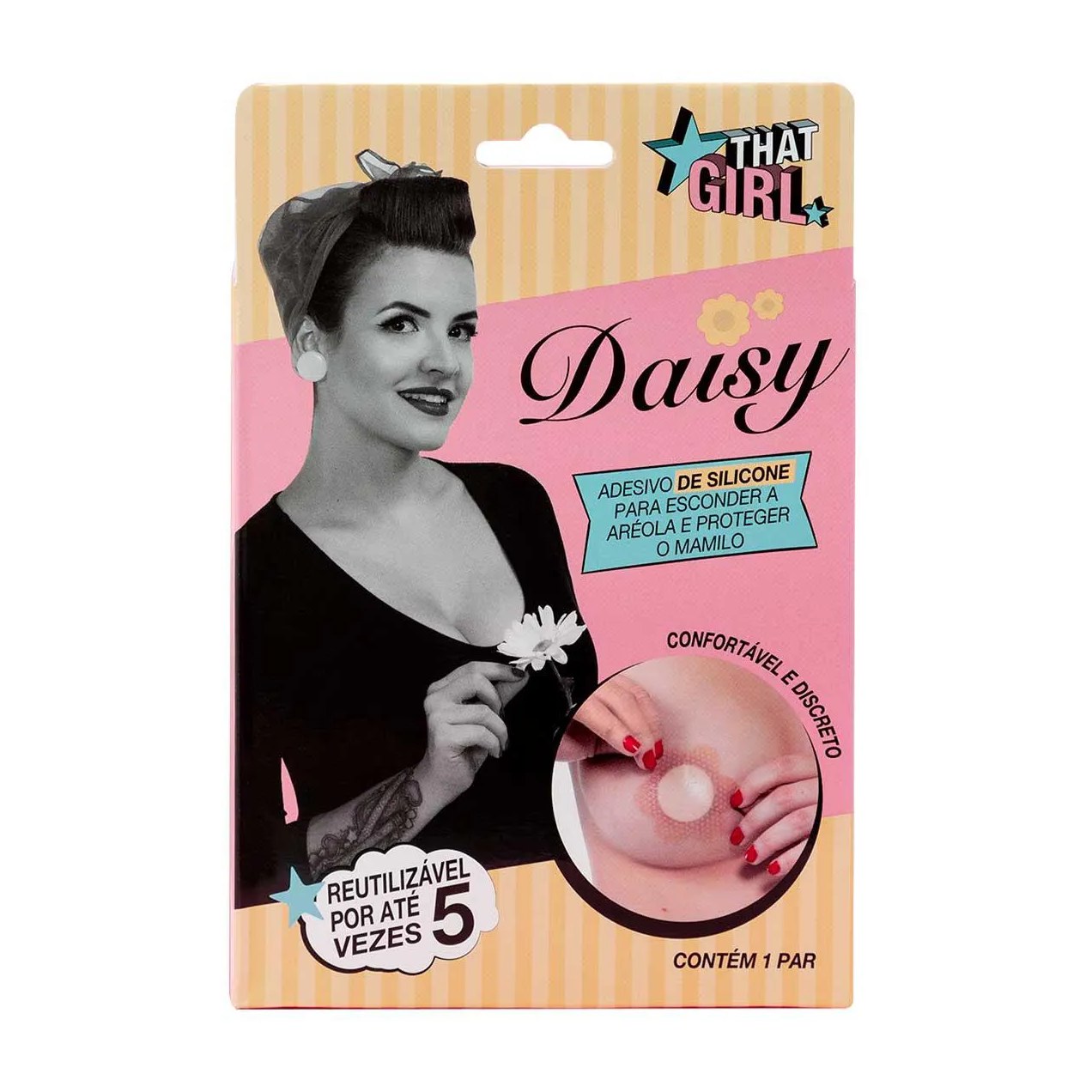 Adesivo de Silicone para Seios That Girl Daisy 1 Par