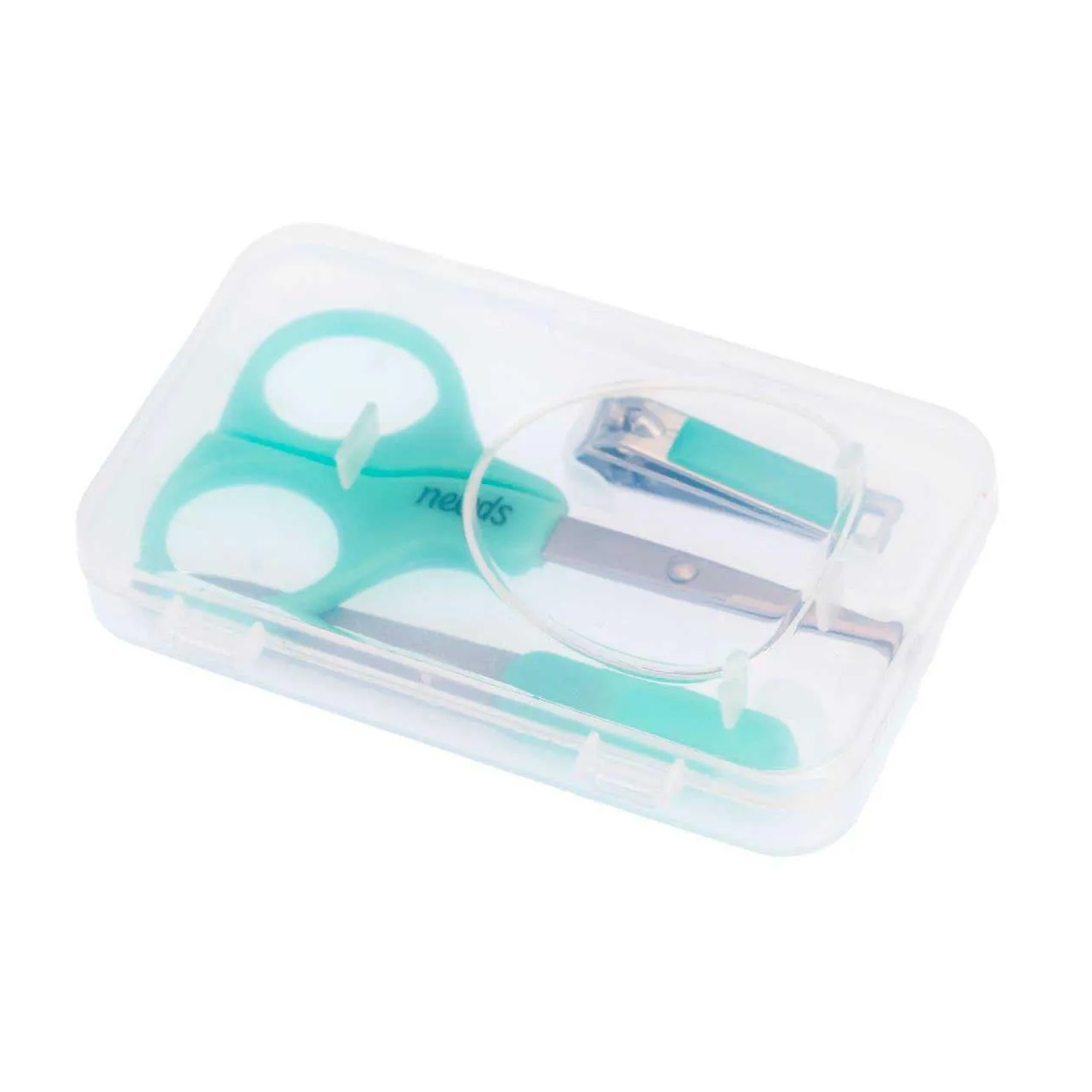Kit Cutelaria Infantil Needs Baby 3 Itens + Estojo