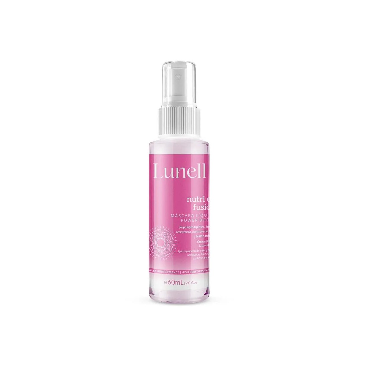 Máscara Líquida Lunell Power Boost Nutri Oil Fusion 60ml