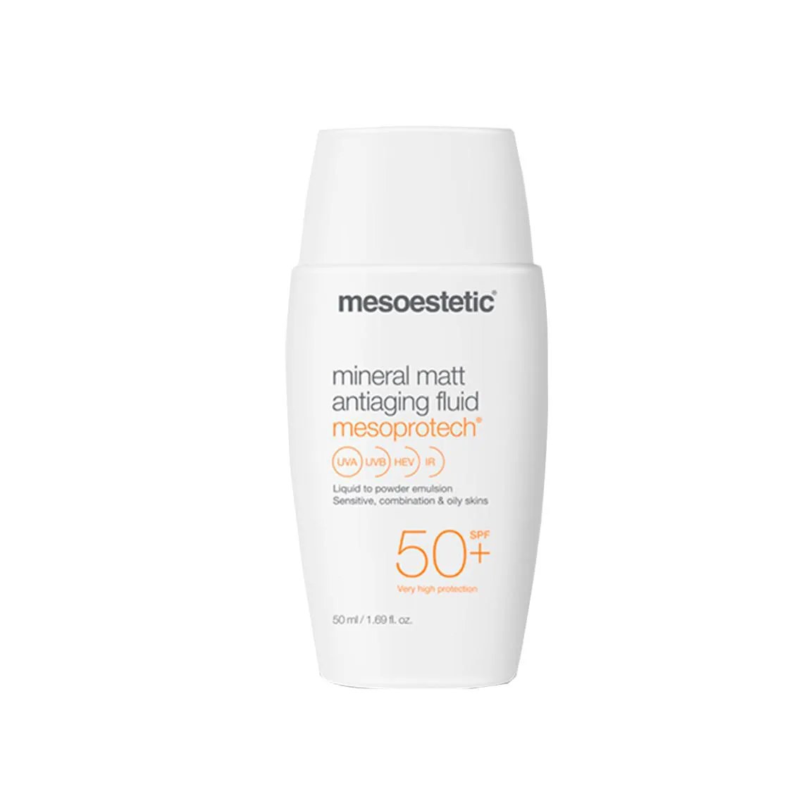 Protetor solar pele oleosa - 50 mineral matt mesoestetic