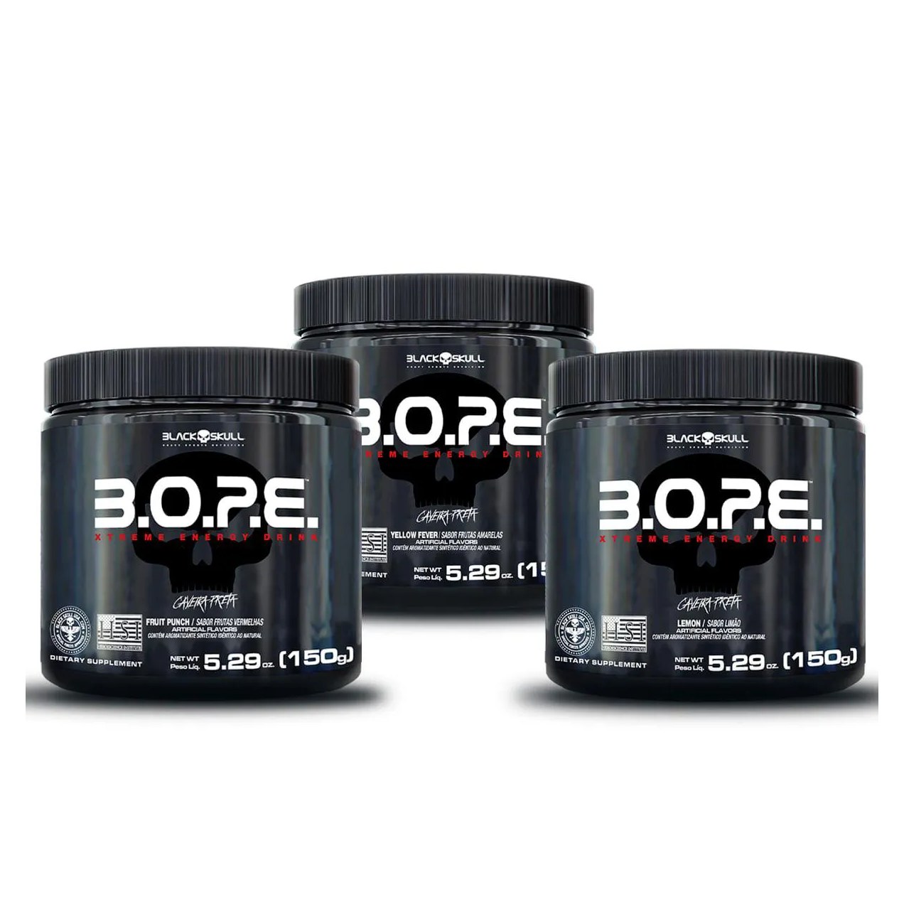 Kit Pré-Treino B.O.P.E. 150g 3 unidades