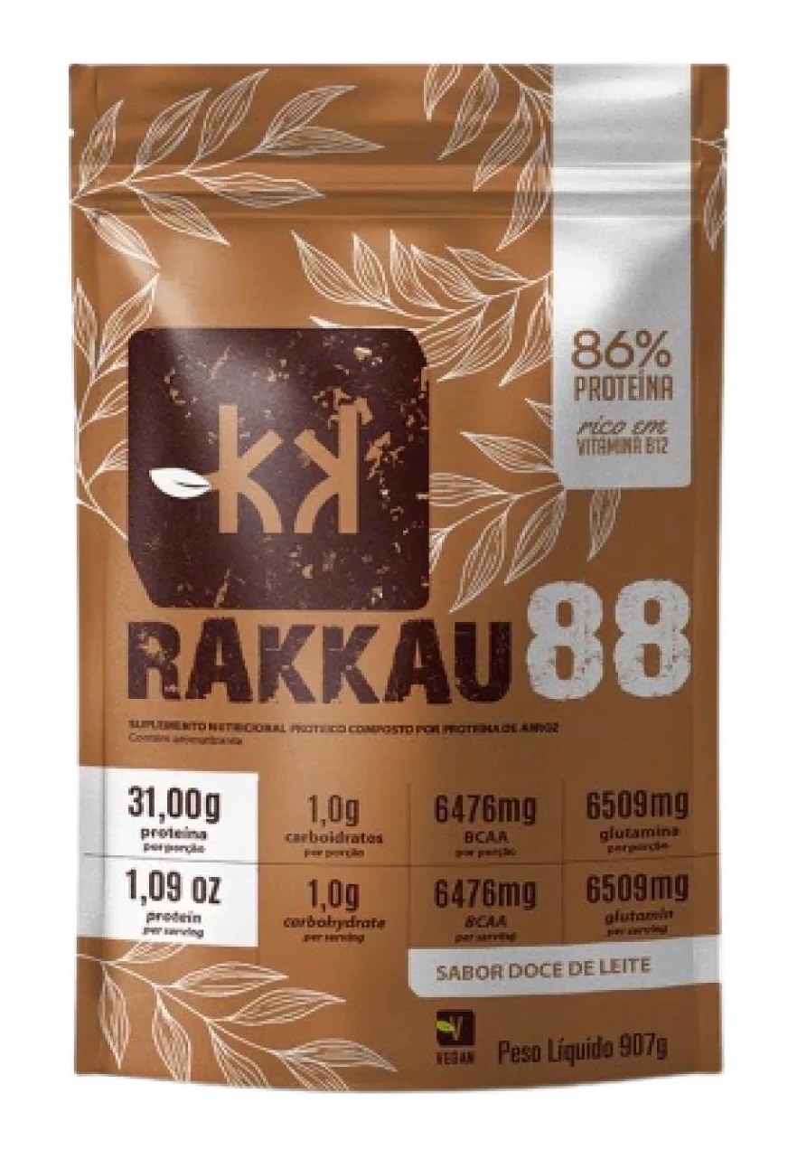 Proteína Vegetal Rakkau 88 Doce de Leite 907g
